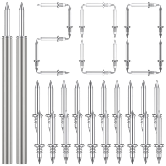 400/100Pcs Skirting Line Screws Double-Head Skirting Thread Seamless Nail Invisible Security Screws Wood Baseboard Screws Nails
