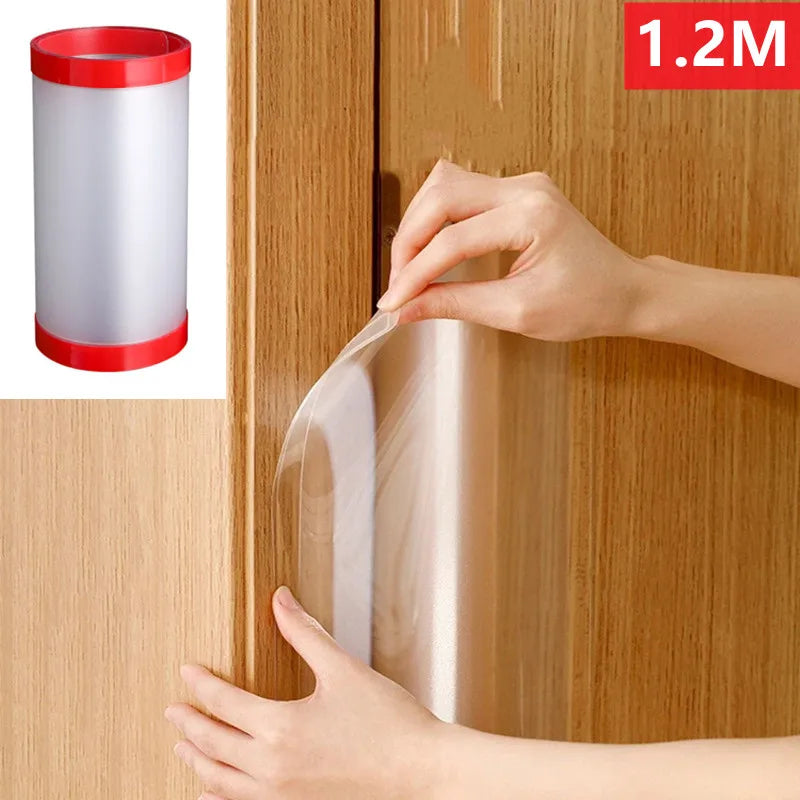 Hemasa 1.2M Child Safety Door Hinge Protector Cover Finger Pinch Guard Baby Security for The Back of Door