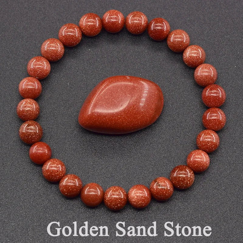 Natural Lemon Jade Bracelets Natural Yellow Stone Beads Bracelet for Men Women Geniune Ice Lemon Gem Elastic Jewelry Lover Gift