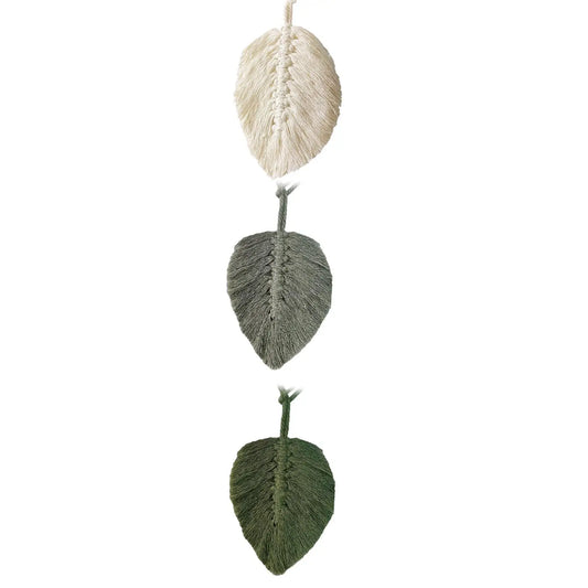 Bohemian Curtain Tieback Home Decoration Decorative Nordic Leaves Shape Cotton Drape Tie Curtain Tie Back for Indoor Outdoor