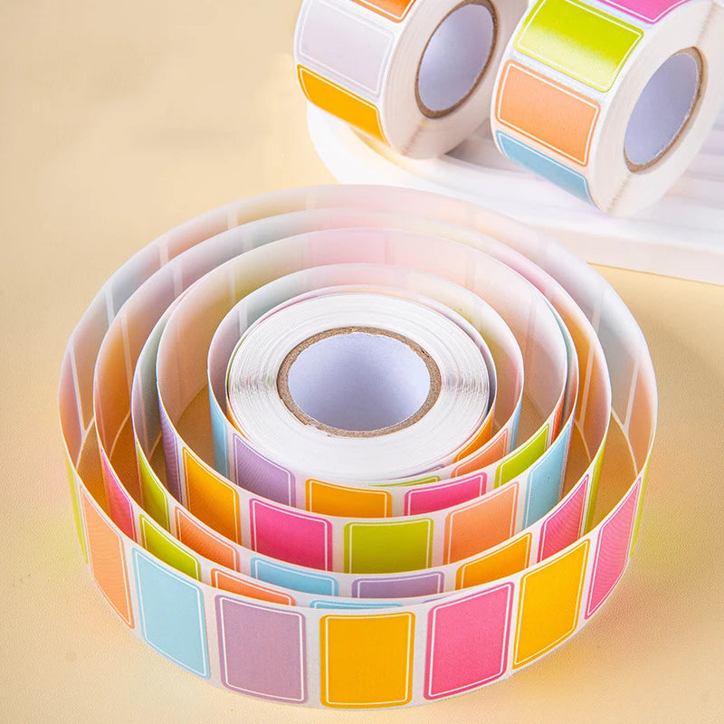 Hemasa Colorful Label Stickers Waterproof Self-Adhesive Logo Handwritten Name Name Stickers Index Stickers 500 Stickers