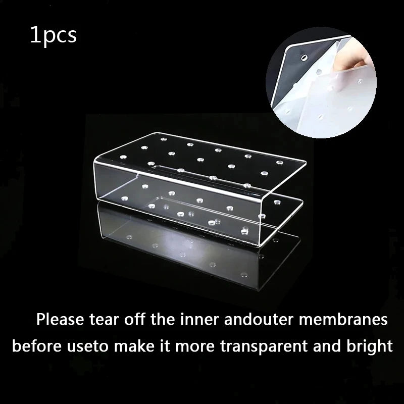 Hole Cake Pop Stand Candy Display Acrylic Stand Clear Durable Candy Stand Baby Shower Wedding Party Birthday Dessert Placement
