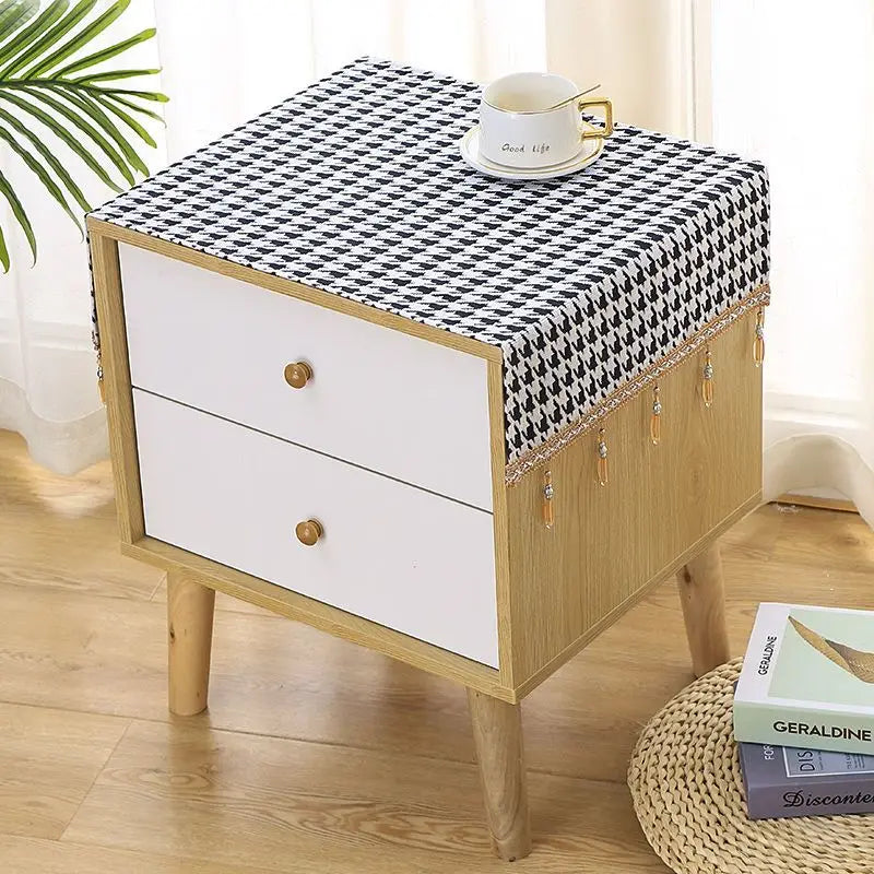 Bedside table cloth cover european-style universal bedstand set of multi-purpose towel cloth dust cover