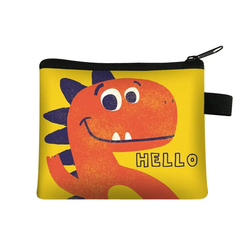 Tejesa Animal Theme Coin Purse /Children's Mini Zero Wallet Zipper Storage Pocket Bag Card Holder Kids Gift