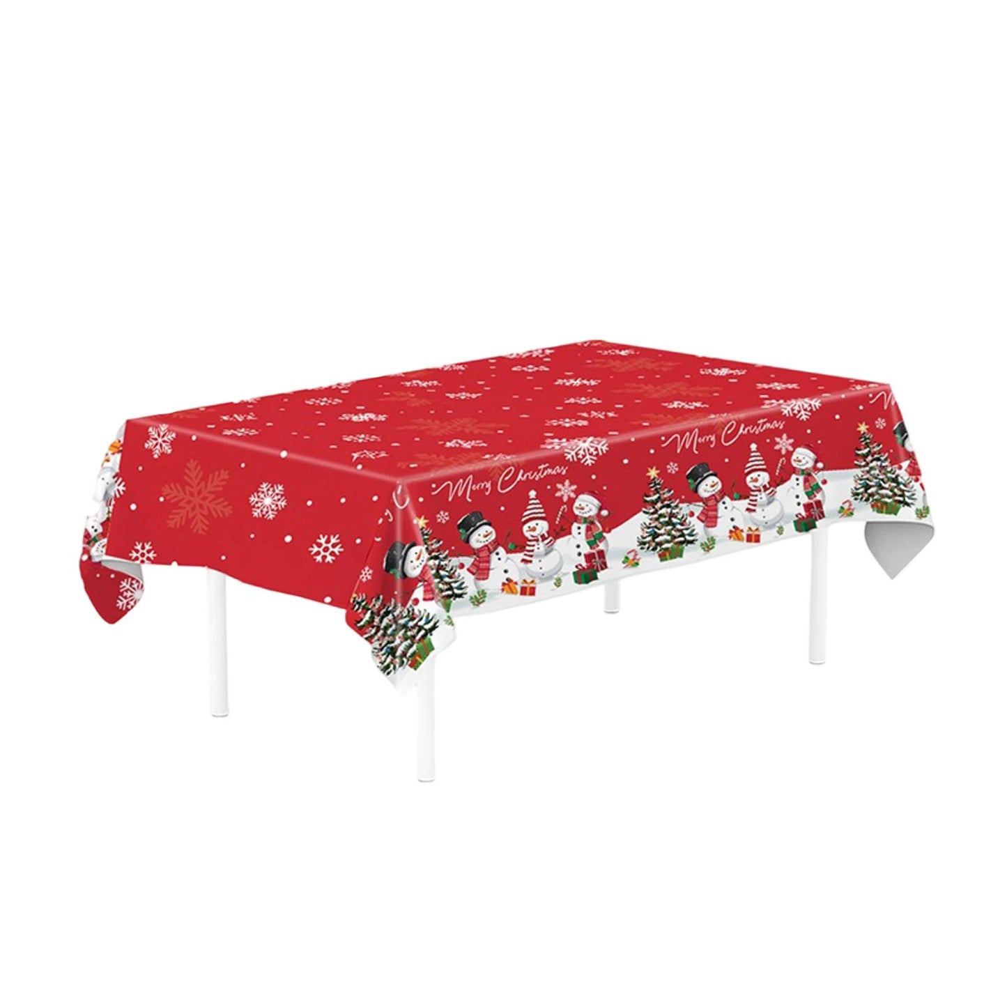 Tejesa Christmas Theme Party Tablecloth / Party Venue Layout Decorations Christmas Decoration Table Cloth