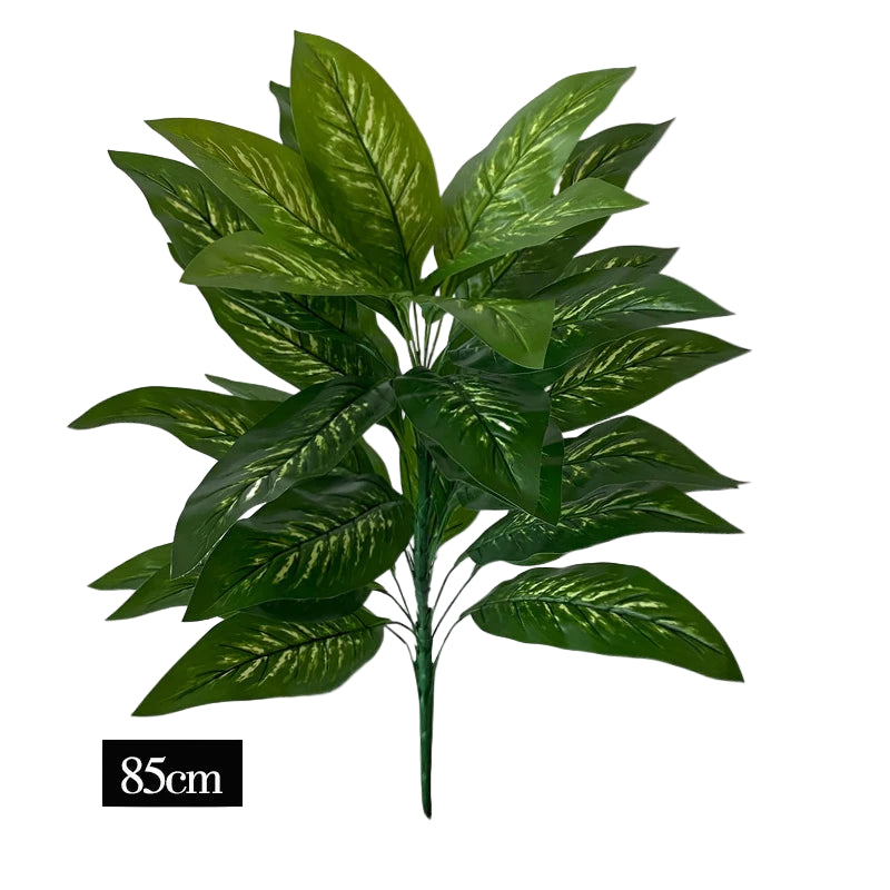 Tejesa 68cm-85cm Large Artificial Plants Fake Tropical Plants Branch Real Touch Tree Leaves Plastic Plants for Home Garden Decoration