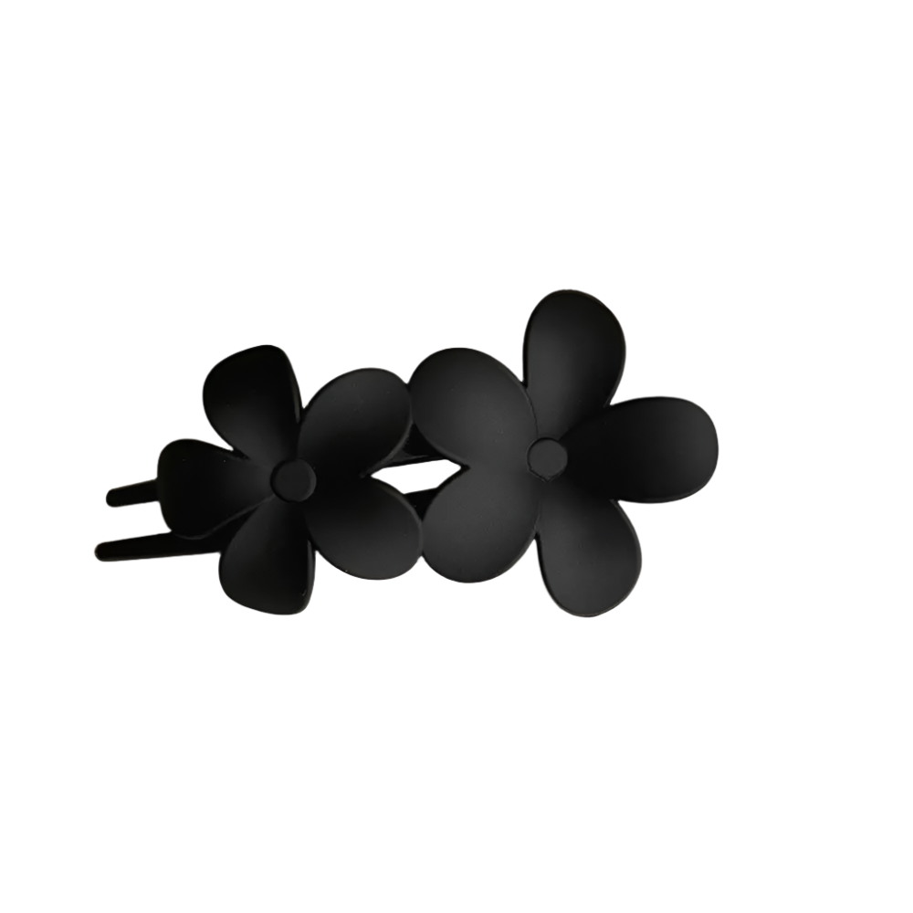 Hemasa 2Pcs Frosted Flower Hair Clip Claws Matte Hair Claw Clips For Women Girls Thin Thick Curly Hair Girls Kids Hair Accessories Barrettes