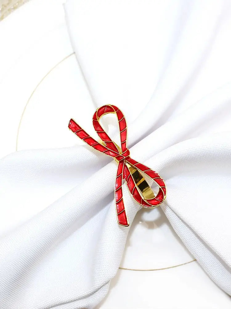 Hemasa 6Pcs Flower Bee Napkin Rings /Metal Daisy Flower Napkin Rings