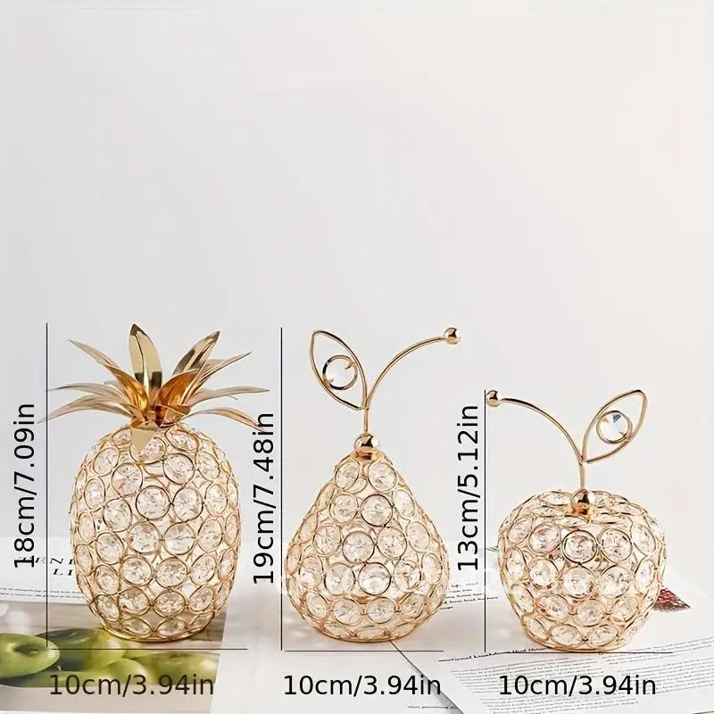 Hemasa  Crystal Crafts Apple Sydney Pineapple Style Home Decoration Decoration Scene Layout