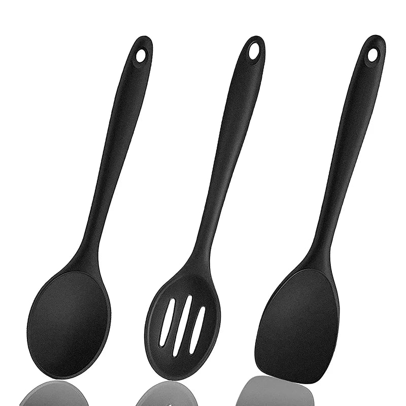 Hemasa  Silicone Cooking Spoon Pan Scoop Heat-Resistant Flexible Nonstick for Cooking /Baking