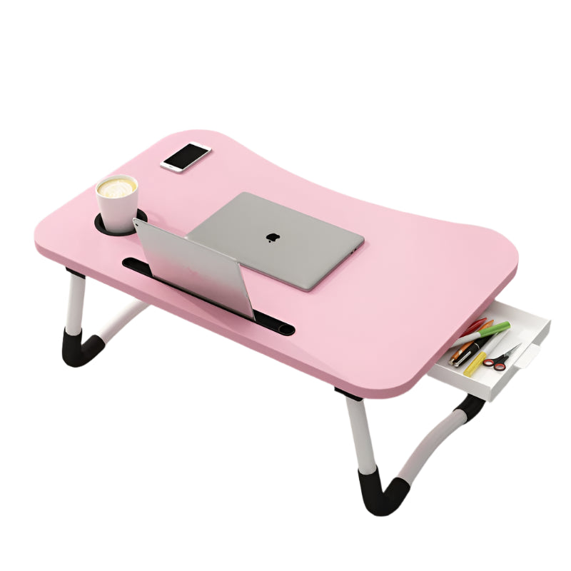 New Folding Laptop Desk for Bed & Sofa Laptop Portable Lap Desk Bed Tray Table Desk  for Study and Reading Bed Top Tray Table