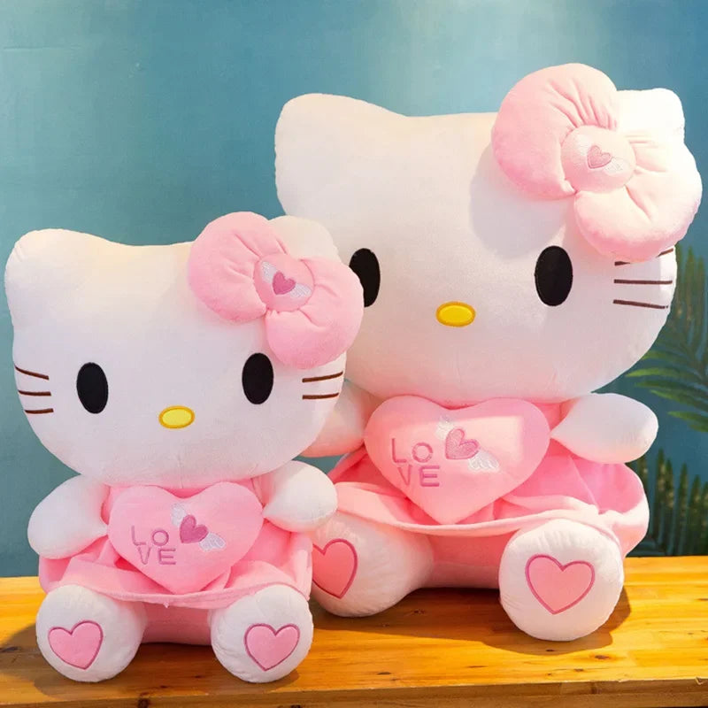 Hemasa 25-55cm Cute Hello Kitty Plush Stuffed Toys  / Doll Soft Stuffed Pillow Toy For Children Birthday Xmas Gifts