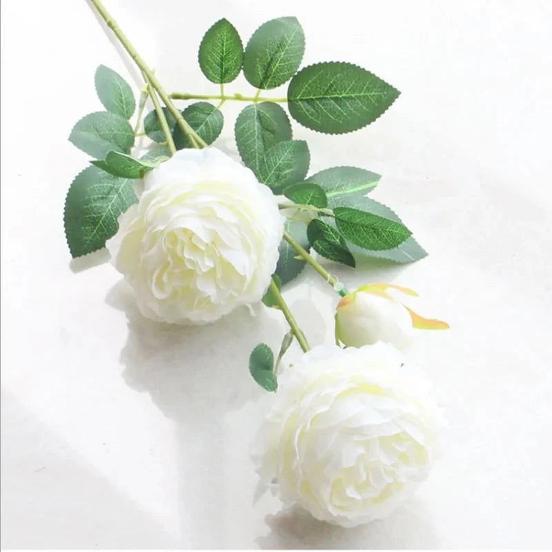 5/10pcs Long Stem Artificial Rose Bouquet Home Decoration Accessories Valentine's Day Fake Flower Photo Prop Wedding Holiday Diy