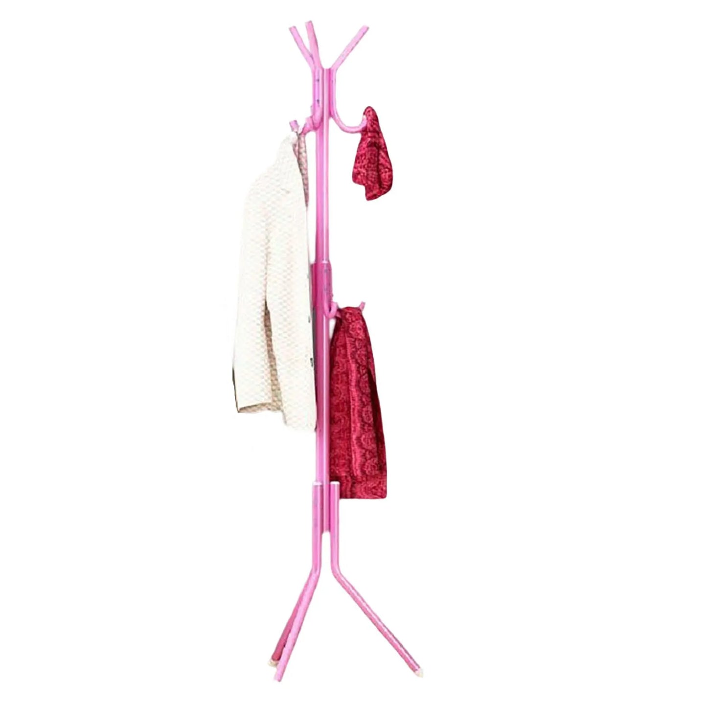 Sturdy Metal Coat Rack Stand Stable Base Multipurpose Coat Hat Rack for Entryway Living Room Bedroom