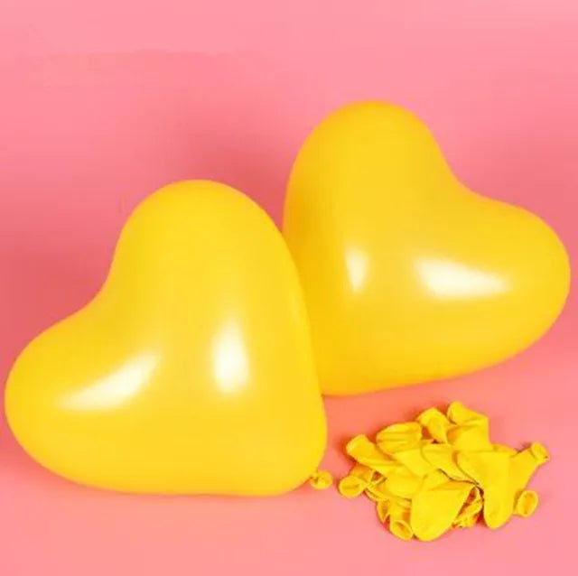 12Inch Heart shape Balloons Love Inflatable Air Helium Balloon room Day Marriage Wedding Birthday Party Decor Supplies