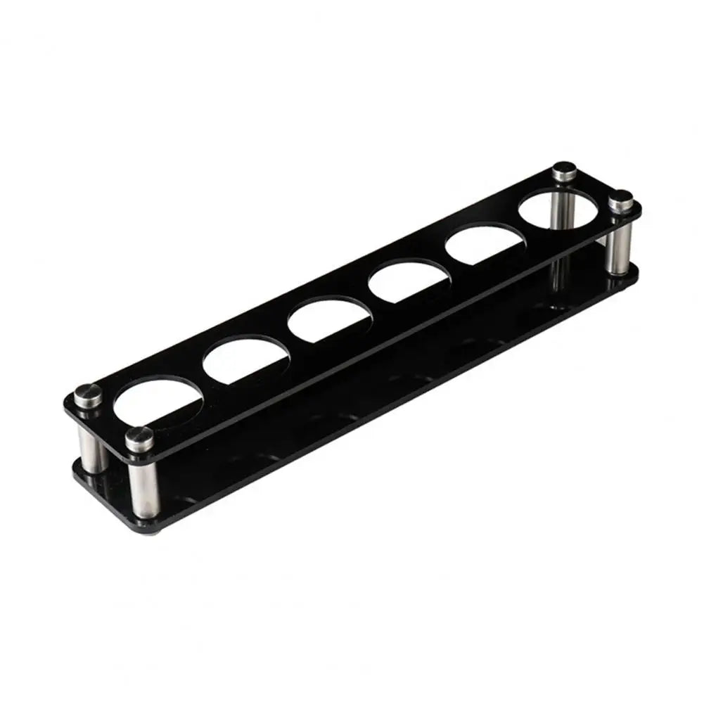 6/12 Holes Wine Cup Rack Transparent Square Shot Glass Holder Acrylic Shelf Tray For Tequila Liqueurs Whiskey Stand Bar Supplies
