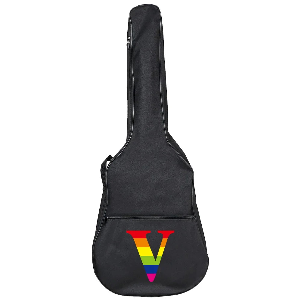 Tejesa Guitar Bag 31-41 Inch Guitar Case Printing Rainbow Series / Guitar Cover /Waterproof Backpack Oxford Fabric