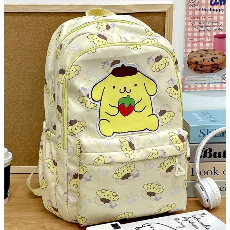 Sanrio Backpack Anime Kuromi Cinnamoroll My Melody Student Bag Large Capacity Women Bag For Children Girls Gift