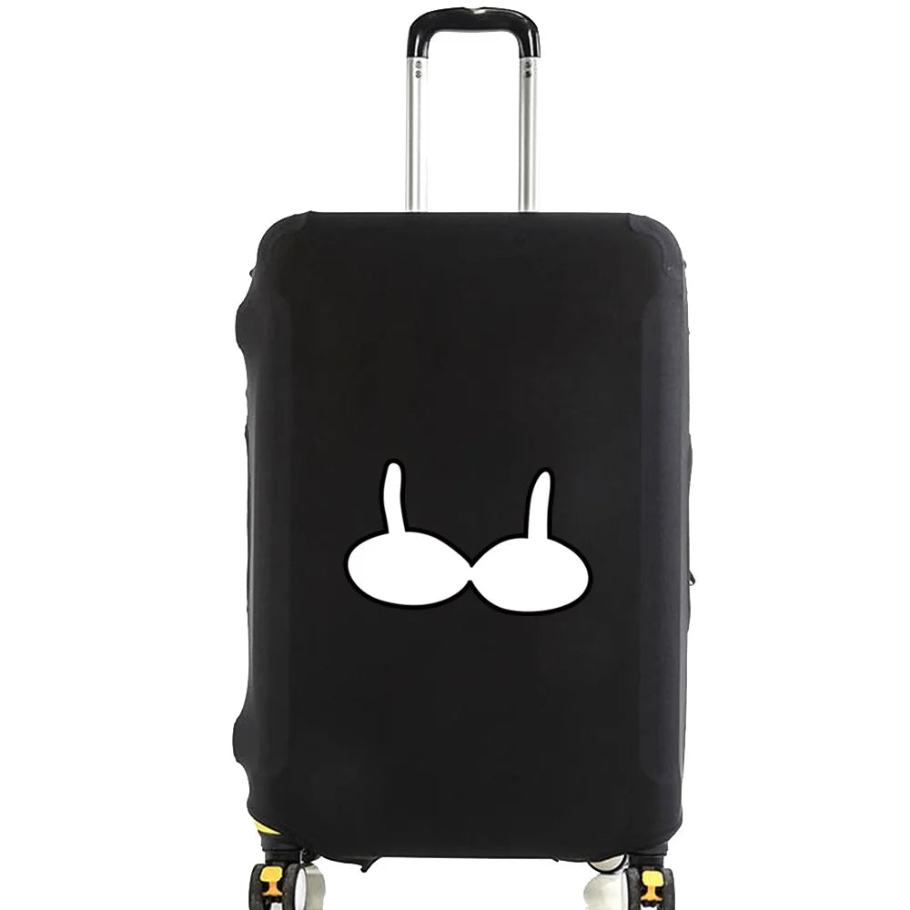 Tejesa Luggage Protective Cover for 18 To 28 Inch Pattern Trolley Suitcase Elastic Dust Bags Case
