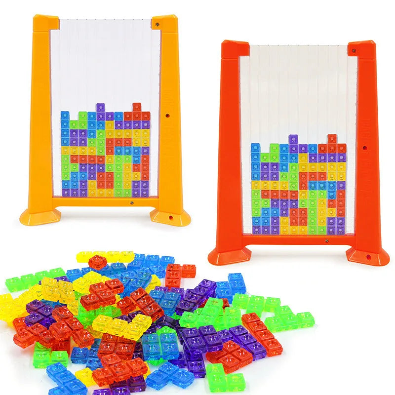Hemasa 3D Three-dimensional Jigsaw Puzzle Toy Creative Desktop Game Building Blocks Tangram Math Interactive Kids Educational Toy