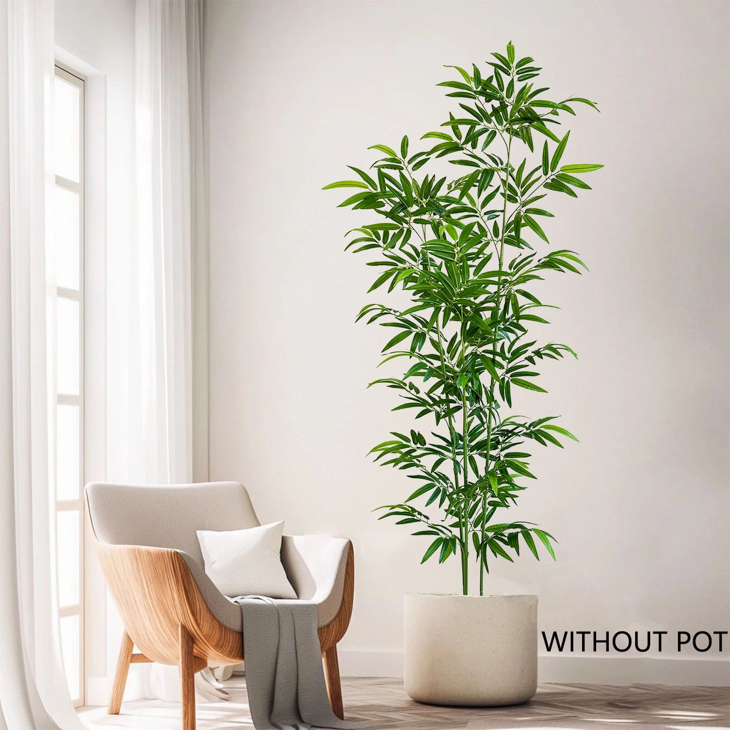 Tejesa 120-240CM New Artificial Green Bamboo Branches plant Fake Plastic indoor outdoor faux plants for Home wedding garden room decor