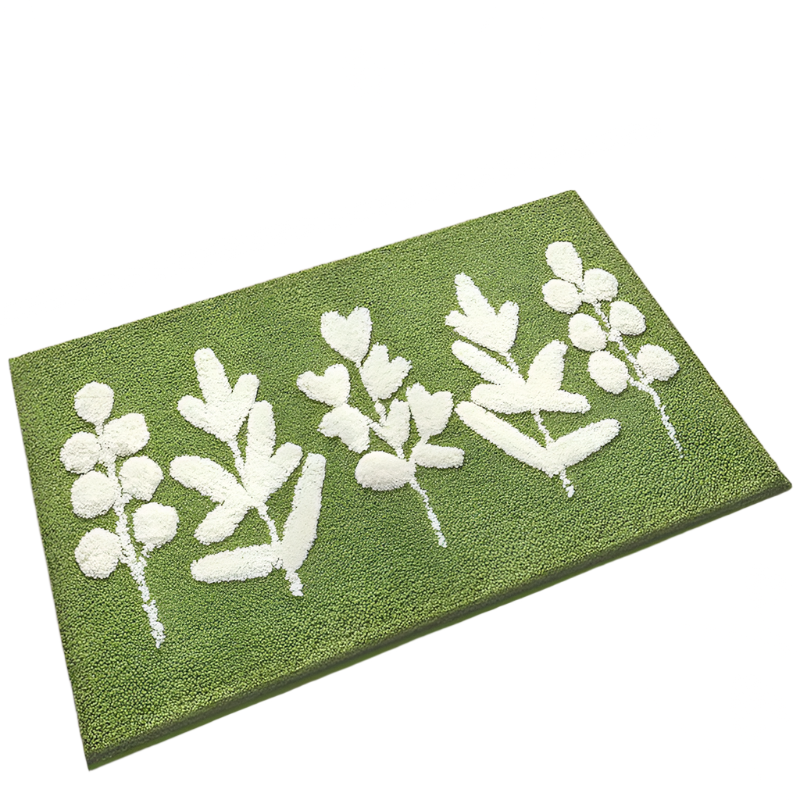 Hemasa Ultra-Plush Anti-Slip Bath Mat 8x Water Absorption, Quick Dry, Anti-Bacterial, 200% Plush, Safe for Kids Elders, 0 Formaldehyde