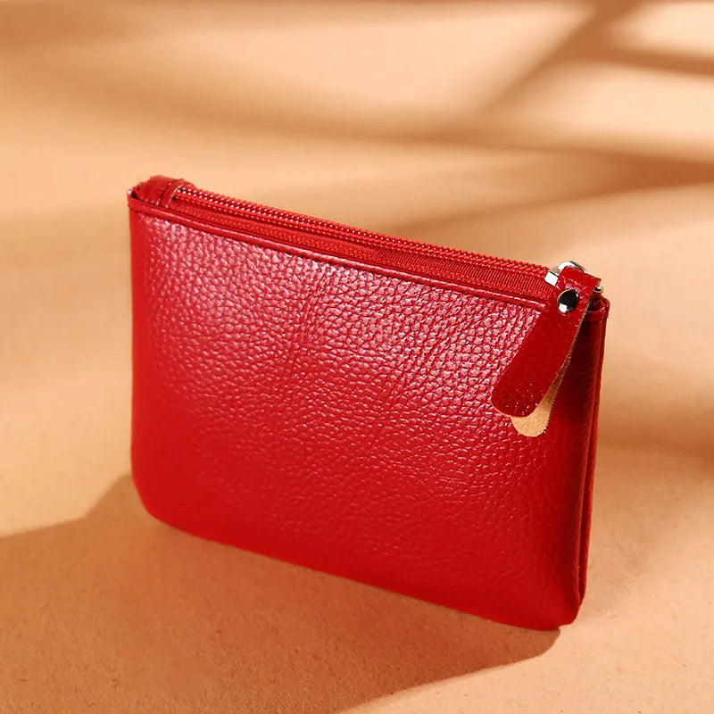 Pu Leather Coin Purse Money Change Key Earbuds Credit Card Holder for Kids Girl Women Men Small Mini Short Coin Wallet Bags