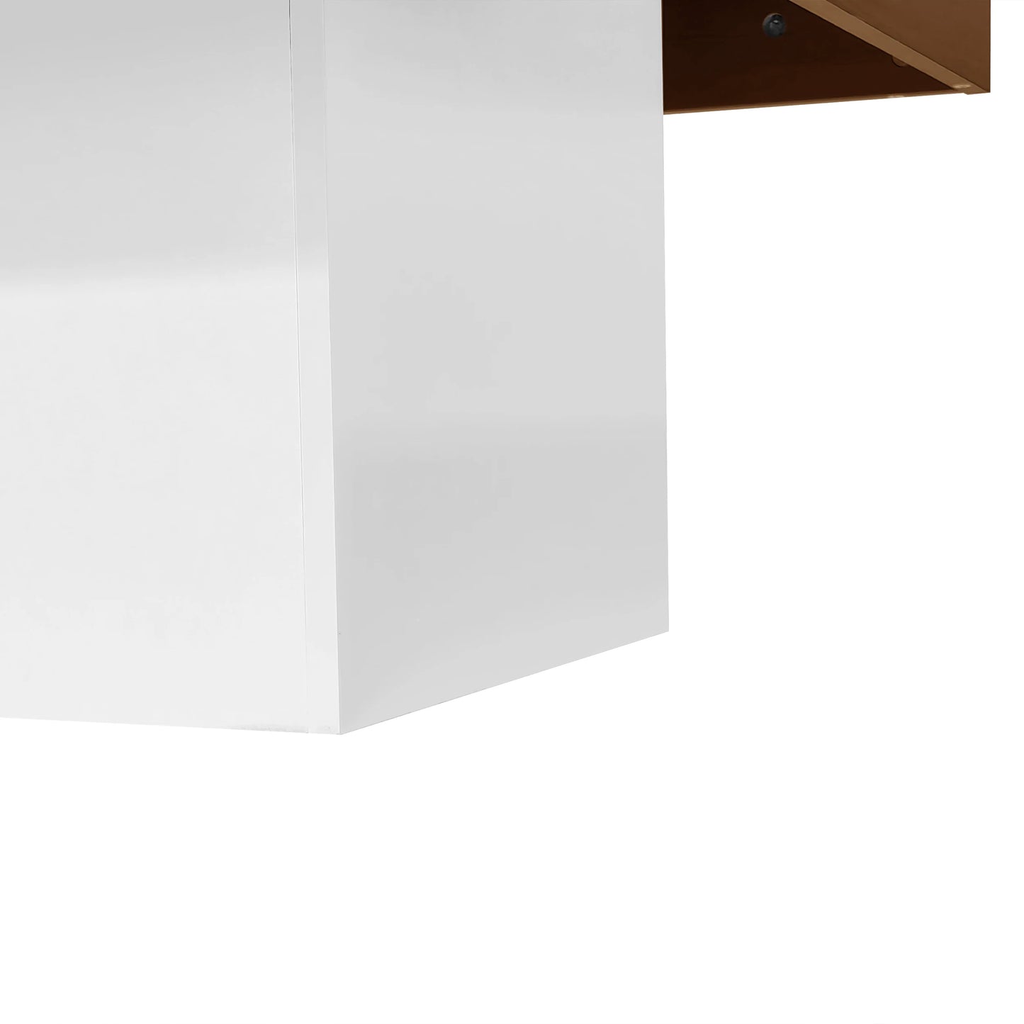 70W *70D*40H cm Coffee Table - Square Wooden Center Table, LED Lights, APP Control, Easy to Clean