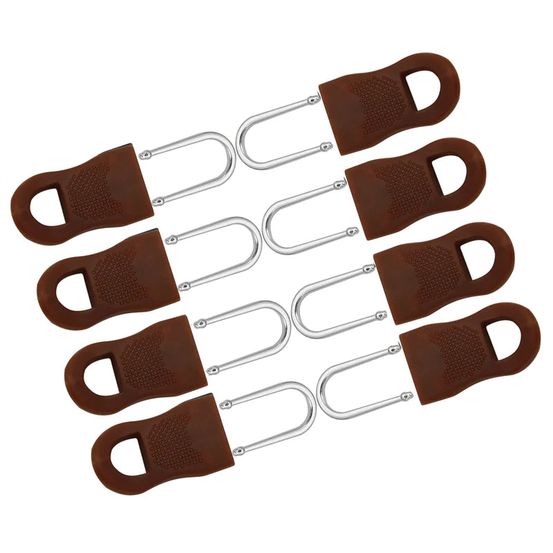 Zipper Slider Replacement Zipper Puller Tag Fixer Repair Kit Zipper for Sewing Clothes Travel Bag Suitcase Clothes Tent Backpack
