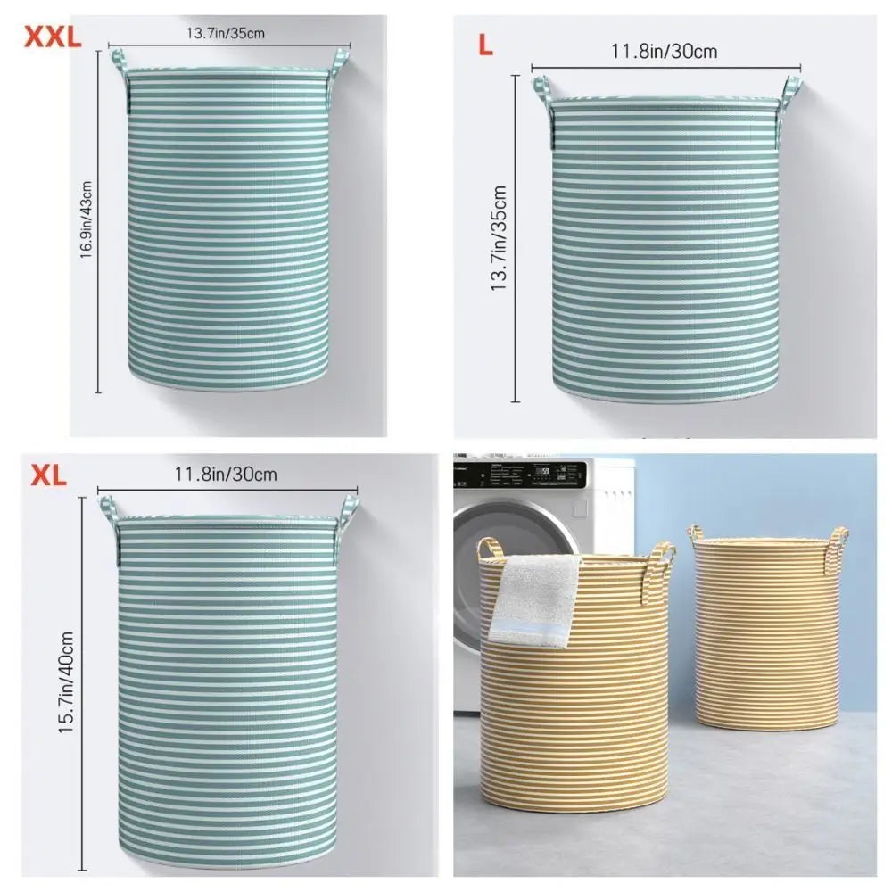 Tejesa Large Capacity Cotton and Linen Storage Basket   /Dirty Clothes Storage Bag