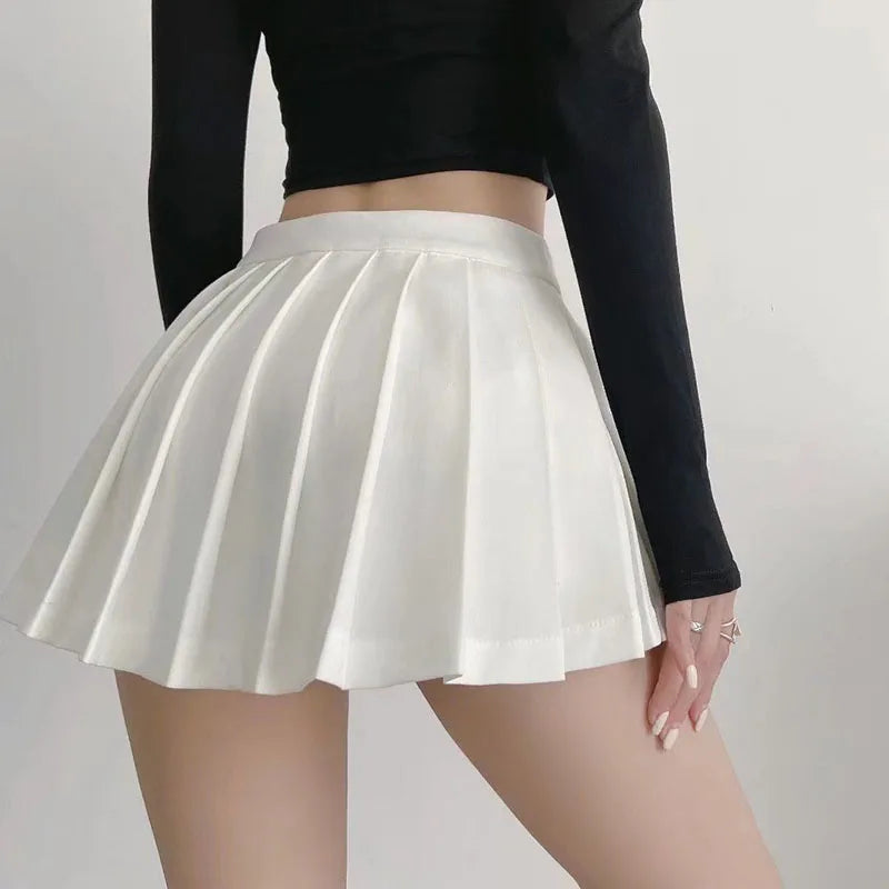 Women Pleated Skirts / Summer Mini Skirts /Tennis Skirt /White Designed Dance Skirt