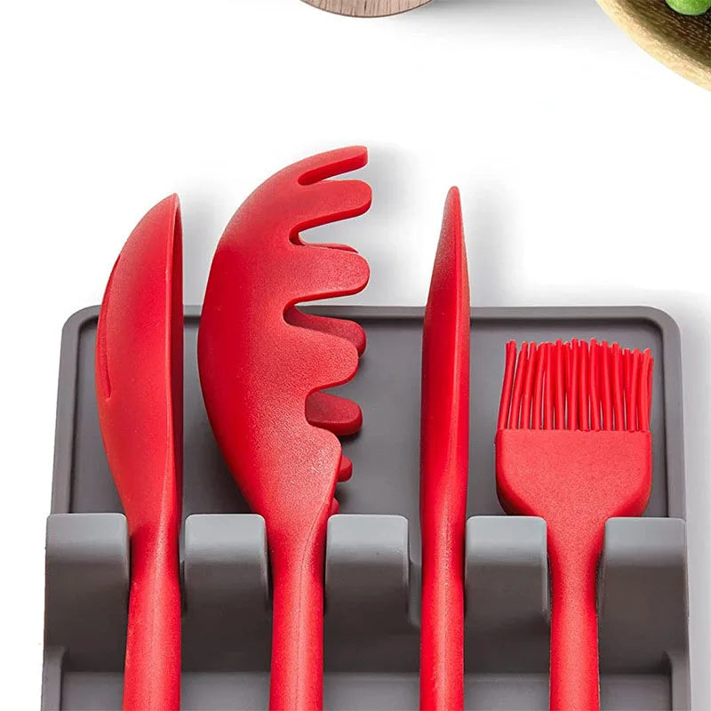 Hemasa Multi-functional Silicone Kitchen Tool Holder for Spoon