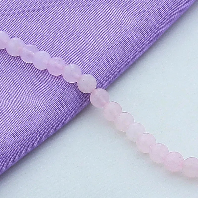 Hemasa  925 Silver Pink Pearl Crystal Bead Charm Bracelet For Women