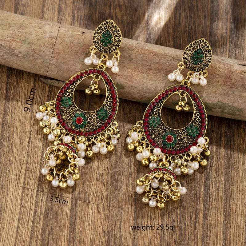 Hemasa  Beads Tassel Long Earrings  Ear rings for  Women /Ladies Gift