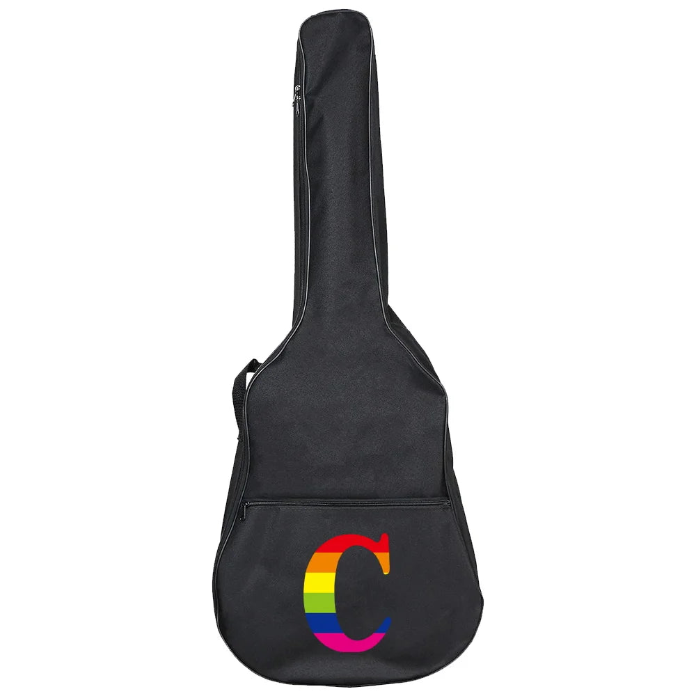 Tejesa Guitar Bag 31-41 Inch Guitar Case Printing Rainbow Series / Guitar Cover /Waterproof Backpack Oxford Fabric