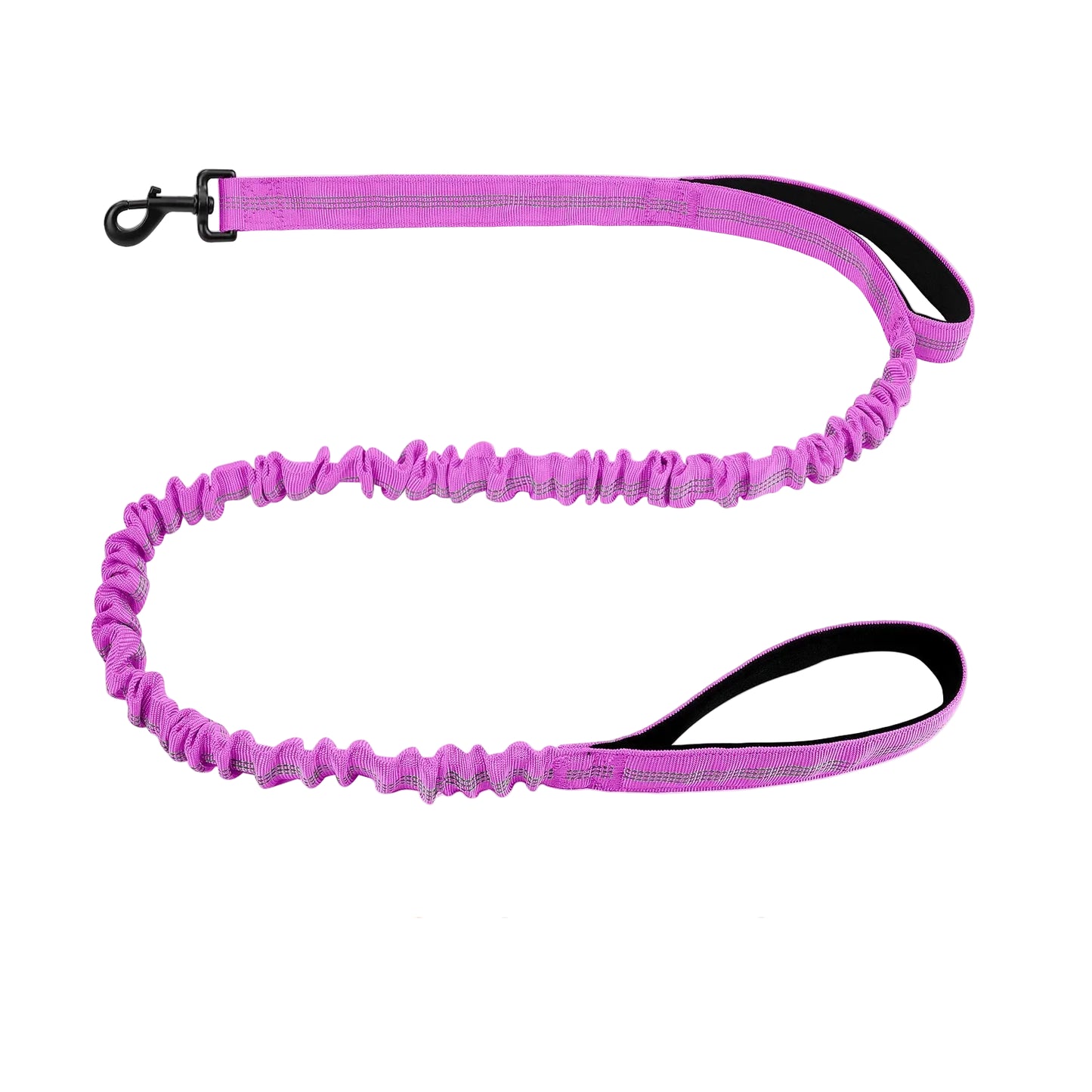 Bungee Dog Leash, Heavy Duty Dog Leash with Shock Absorption, 2 Padded Handles Training Leash, Improved Dog Safety and Comfort