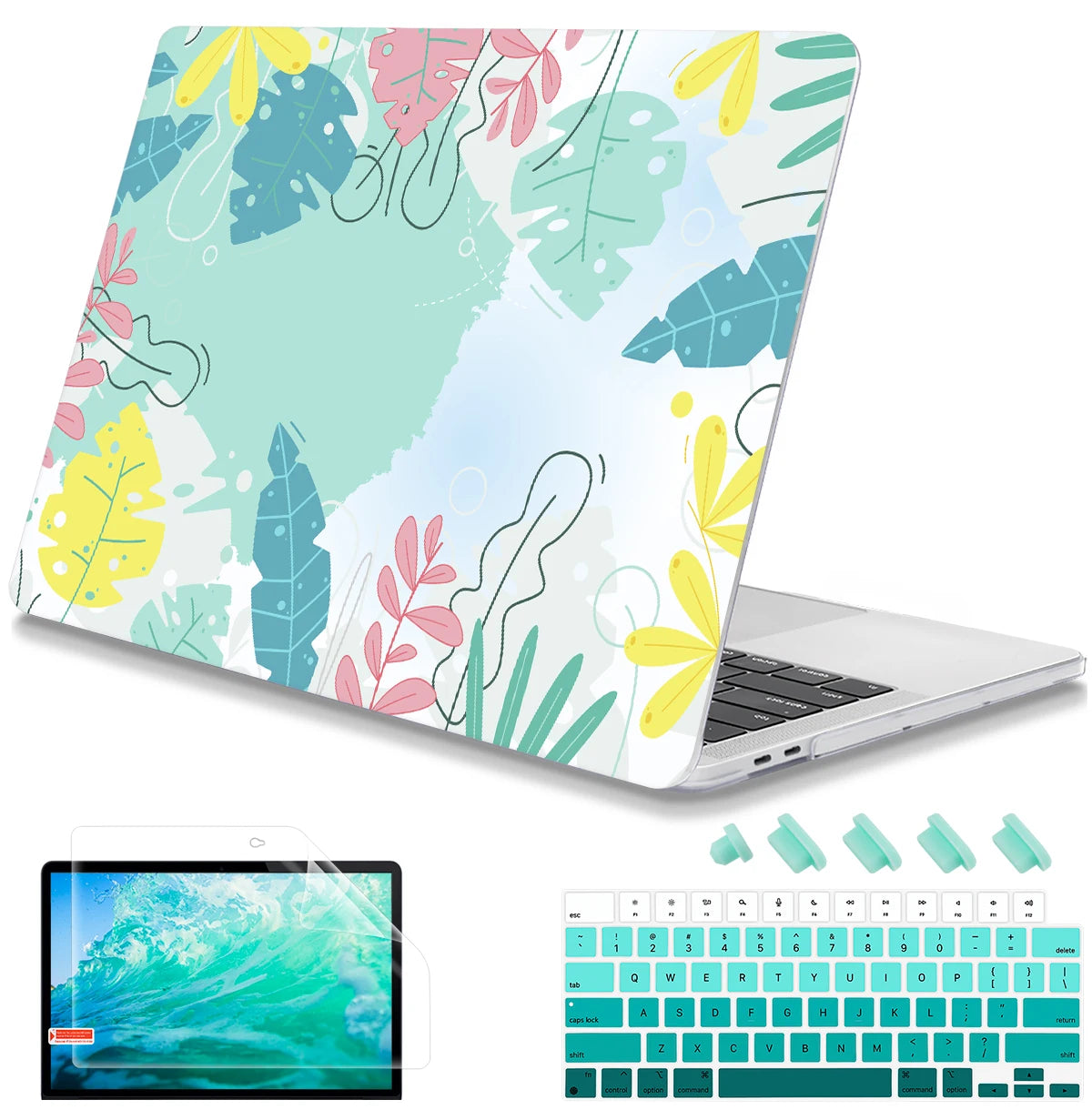 Hemasa  Butterfly Hard case for Macbook M4 A3401 Pro 2023 M2 Air Pro 13 2022 A2338 A2681 A2337 M1 Pro 14 16 A2779 M2 Air 11 12