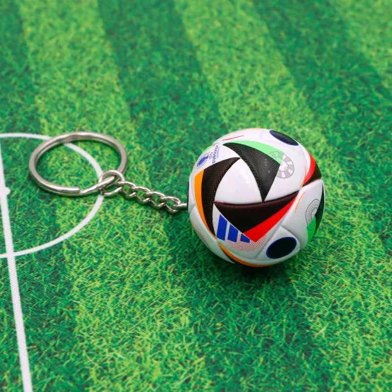 Creative Football keychain pendant souvenir fan small gift bag ball pendant key chains school activity gift keychain wholesale
