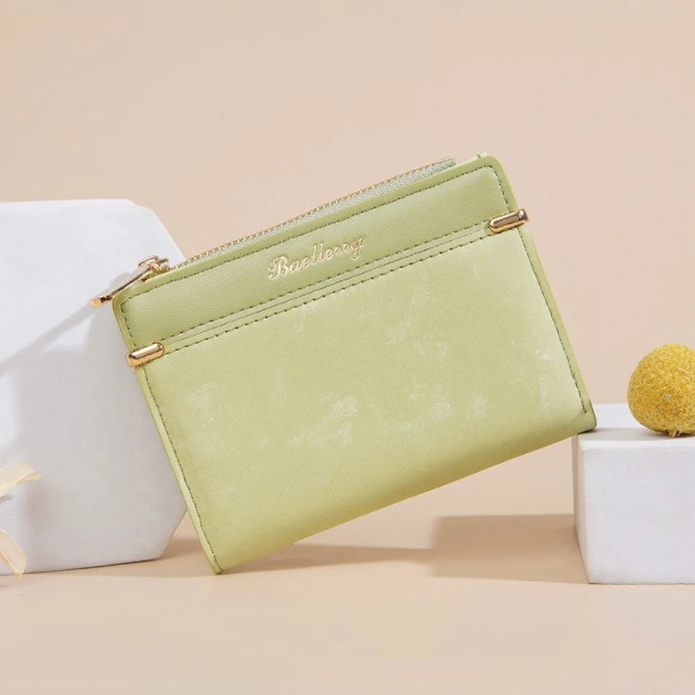 Luxury Ins Fashion Wallet for Women, Baellerry Slim Short Purse with Multi Card Slots, RFID Protection Gift