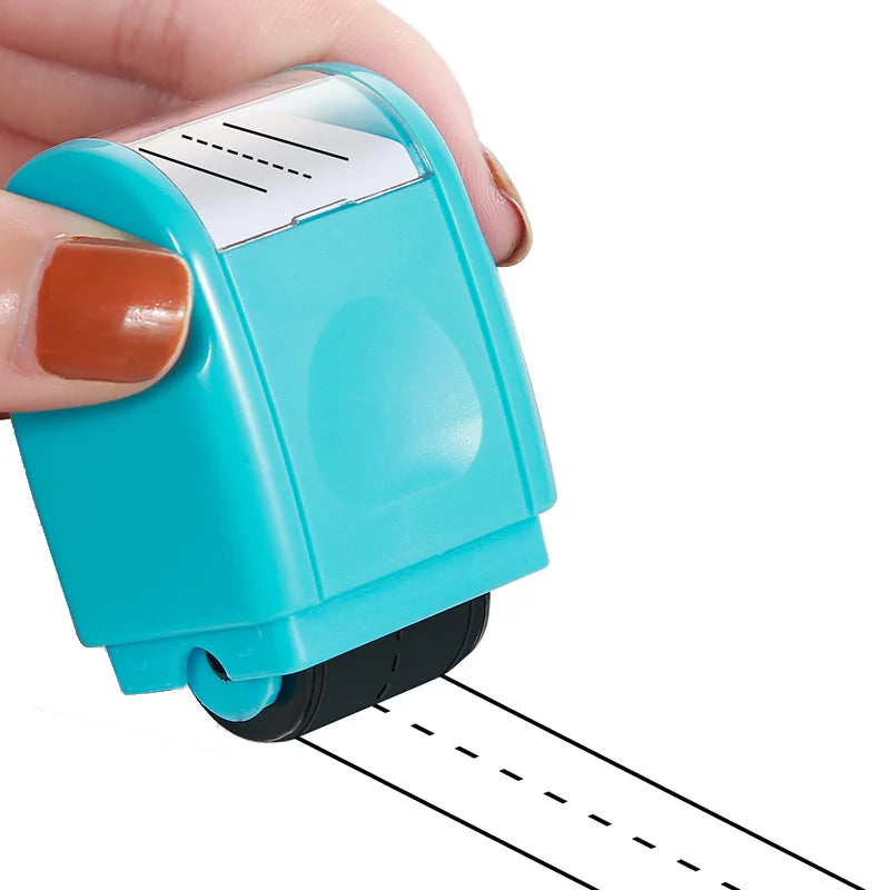 Hemasa Practice Roller Stamp Automatic Filling Ink Line Roll Stamp Teacher Stamp Sentence Strip Teacher Handwriting Exercise
