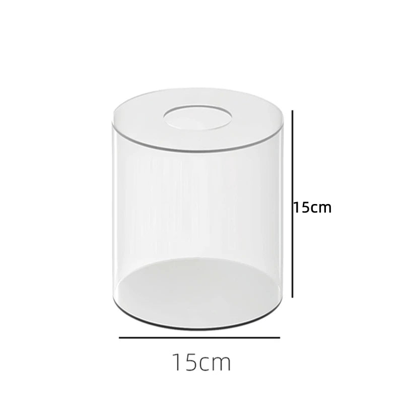 1PC Acrylic Cake Display Board Round Cake Edge Smoother Scraper Tray DIY Cake Refillable Board Base Clear Cake Stand Tools