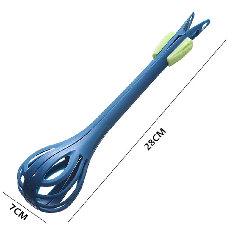 Hemasa2 pcs  Multifunctional Egg Beater Whisk Milk Pasta Tongs Food Clips Mixer Manual Stirrer Kitchen Cream Bake Tool Kitchen Accessories