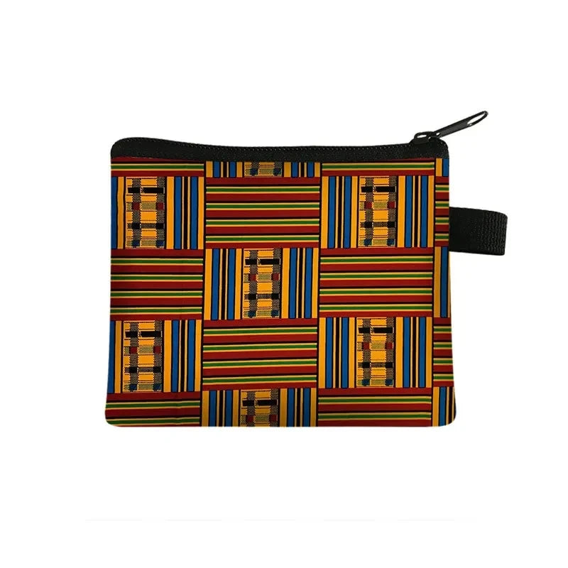 Tejesa Geometric Design Portable Card Bag Coin Key Storage Bags Hand Bag Small Square Bag Coin Purse Pochette Sac Billetera Wallet