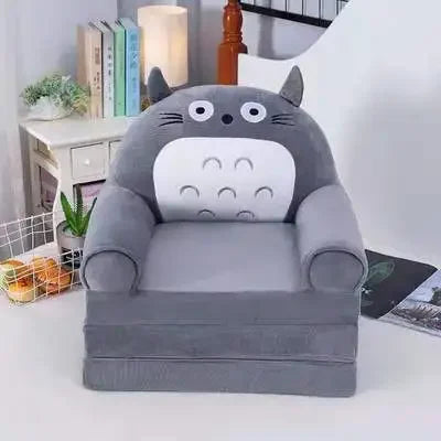 Cartoon Kid Sofa Fashion Crown Seat Toddler Child Chair Mini Folding Sofa with Filling Material 110cm Comfortable Kid Sofa