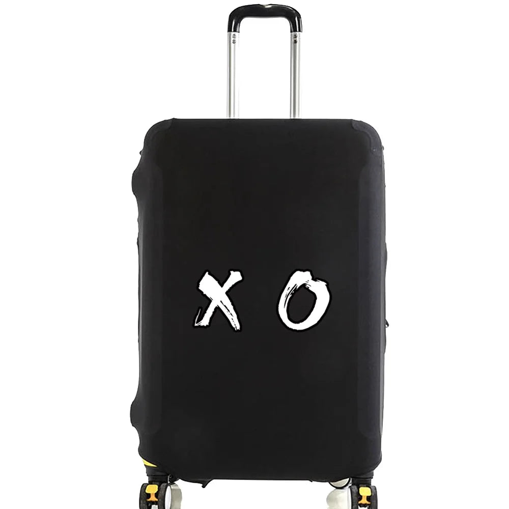 Tejesa Luggage Protective Cover for 18 To 28 Inch Pattern Trolley Suitcase Elastic Dust Bags Case
