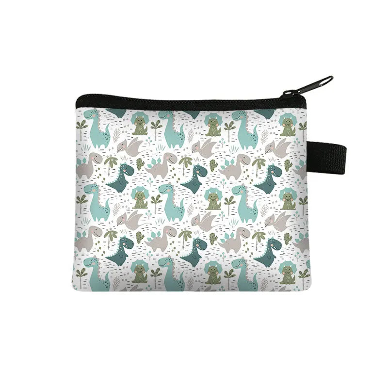 Tejesa Animal Theme Coin Purse /Children's Mini Zero Wallet Zipper Storage Pocket Bag Card Holder Kids Gift