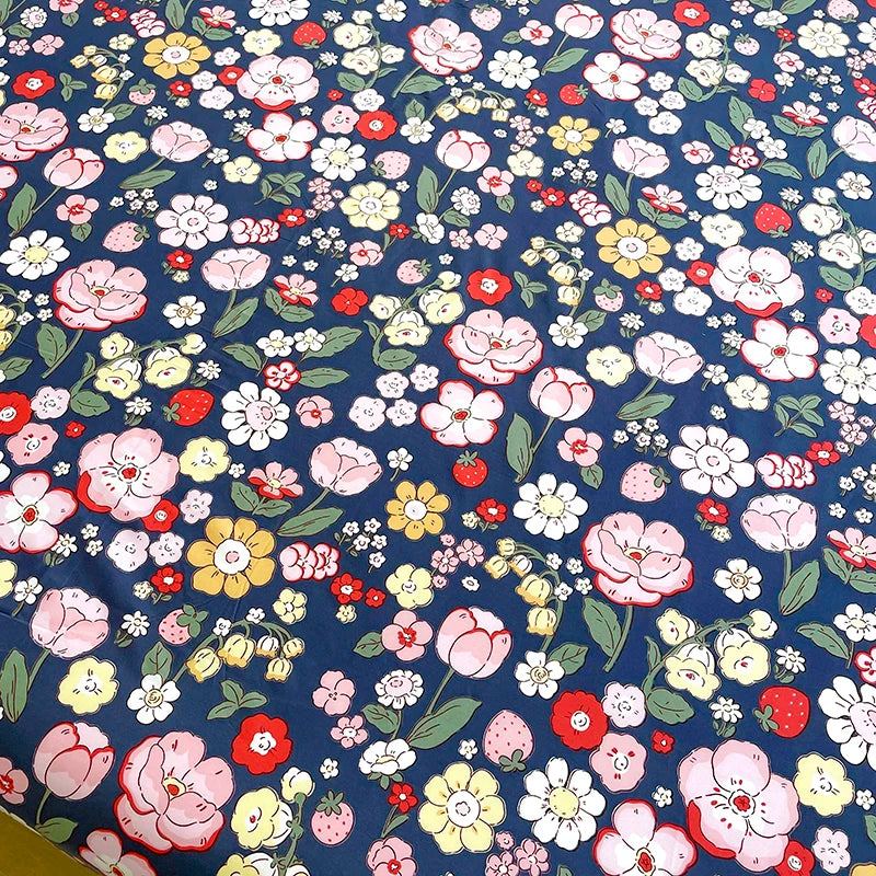 1pc Bed Sheet Flower Printed Top Sheets Single/Queen/King Bedsheet for Double Beds Floral Flat Bed Sheet(without pillowcase)