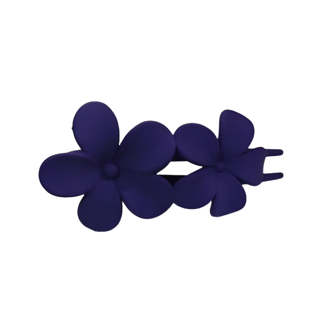 Hemasa 2Pcs Frosted Flower Hair Clip Claws Matte Hair Claw Clips For Women Girls Thin Thick Curly Hair Girls Kids Hair Accessories Barrettes