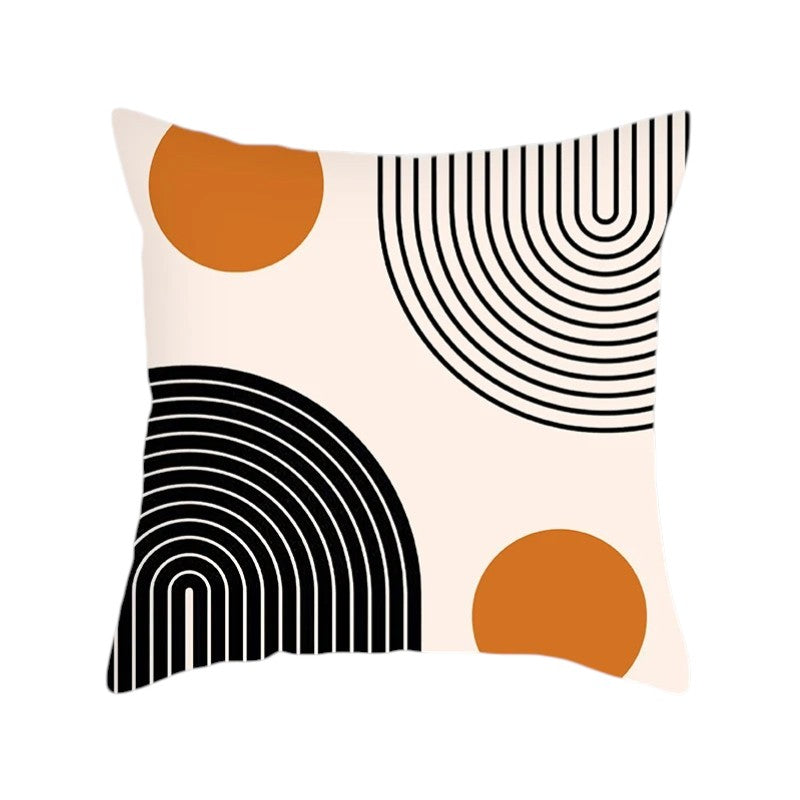 Hemasa Abstract Geometric Decorative Pillowcase Sofa Cushion Cover Soft Throw   Home Office Bedroom