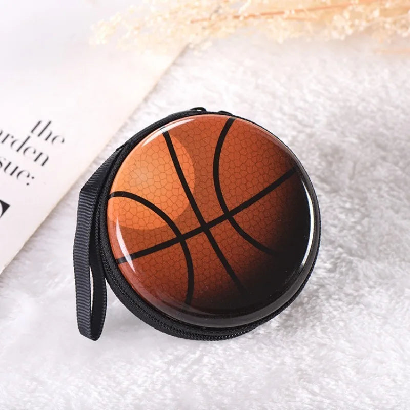 Fashion New Creativity Mini Portable Cute  Football Basketball Volleyball Zero Wallet Small Pendant Coin Purses Children's Gift